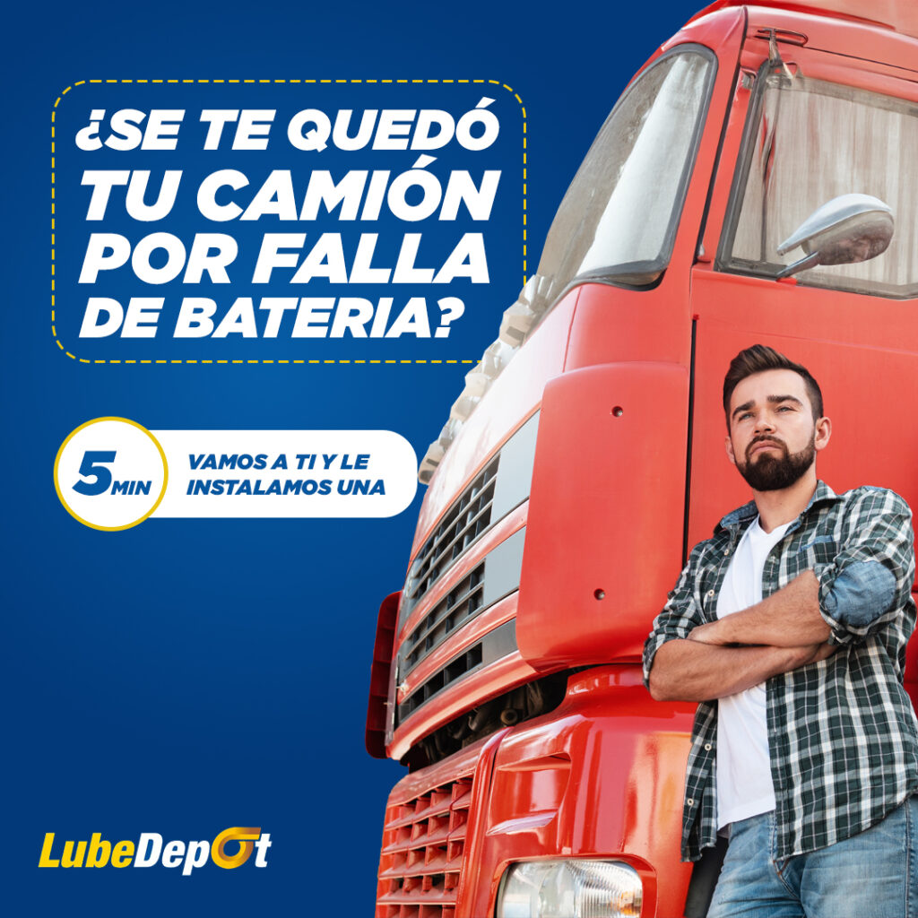 Arte camión baterias a domicilio